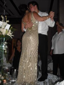 dancing on the table 1 Ingrid con Daniel